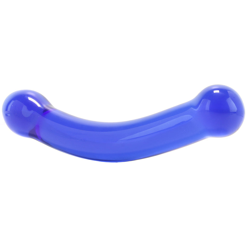 gläs 6 Inch Curved G-Spot Glass Dildo Dildo Sex Toys > Pyrex Glass Dildos