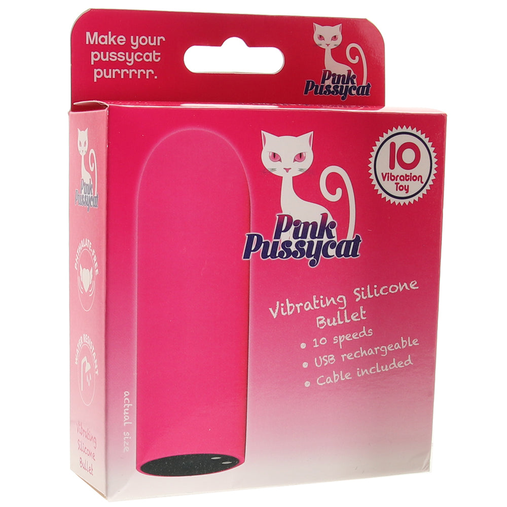 Pink Pussycat Silicone Bullet Vibe Vibrators > Bullet and Egg Vibrators