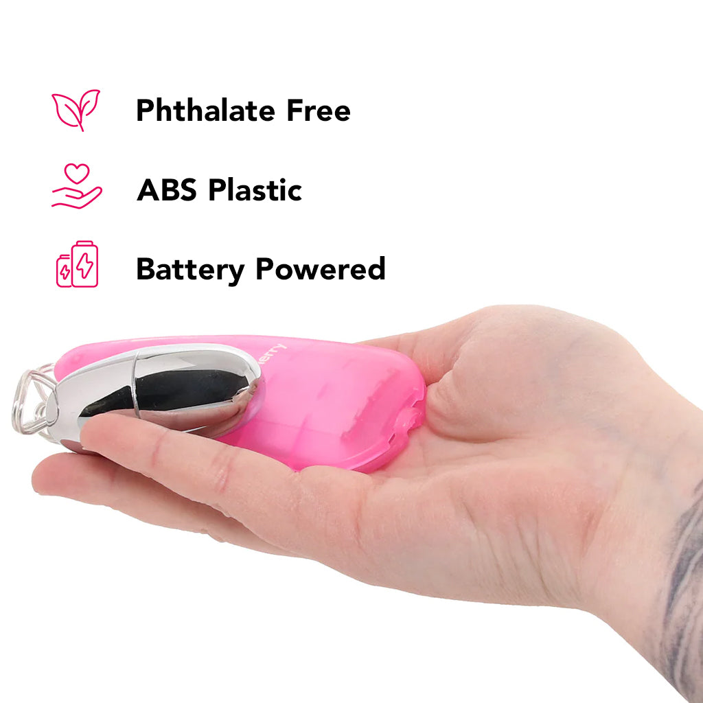 PinkCherry Slim Teardrop Bullet Vibrator in Pink Vibrators > Bullet and Egg Vibrators