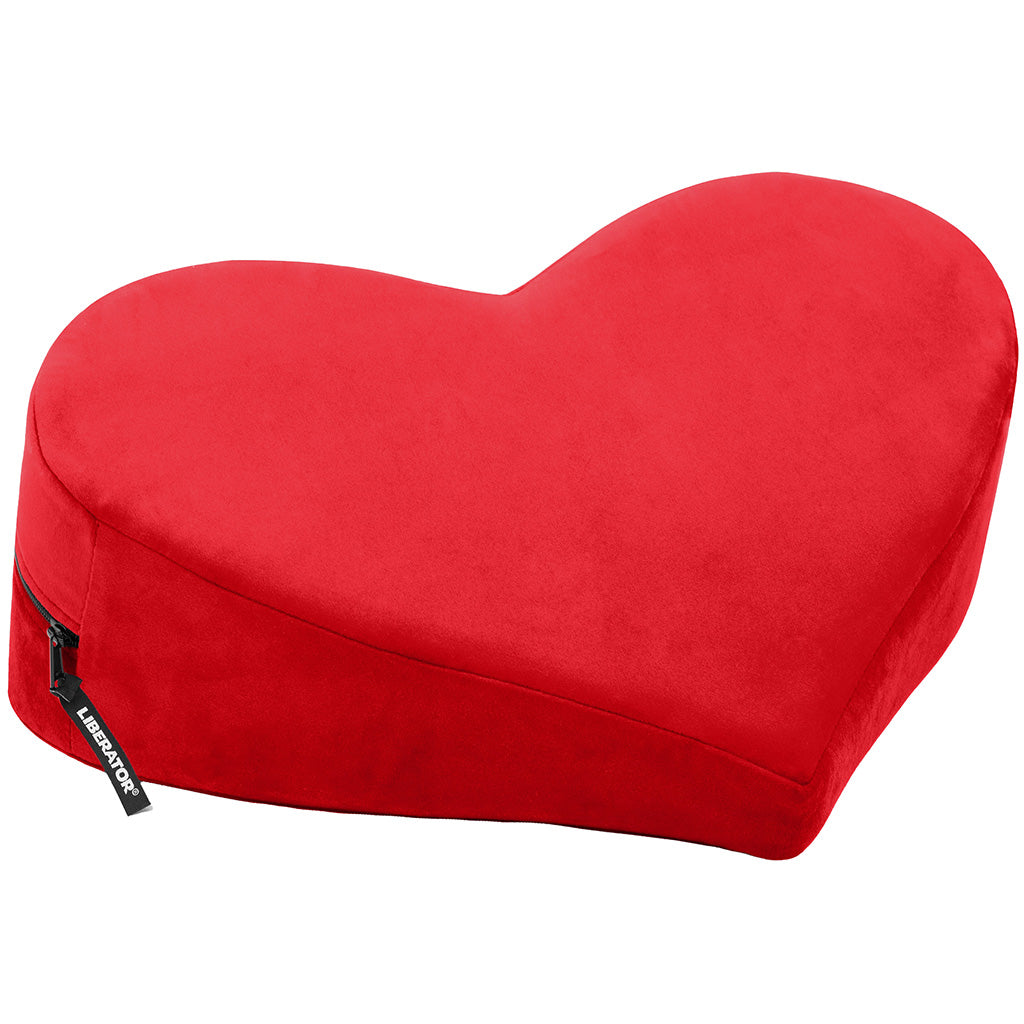 Heart Wedge Sex Pillow in Red Sex Furniture > Sex Machine