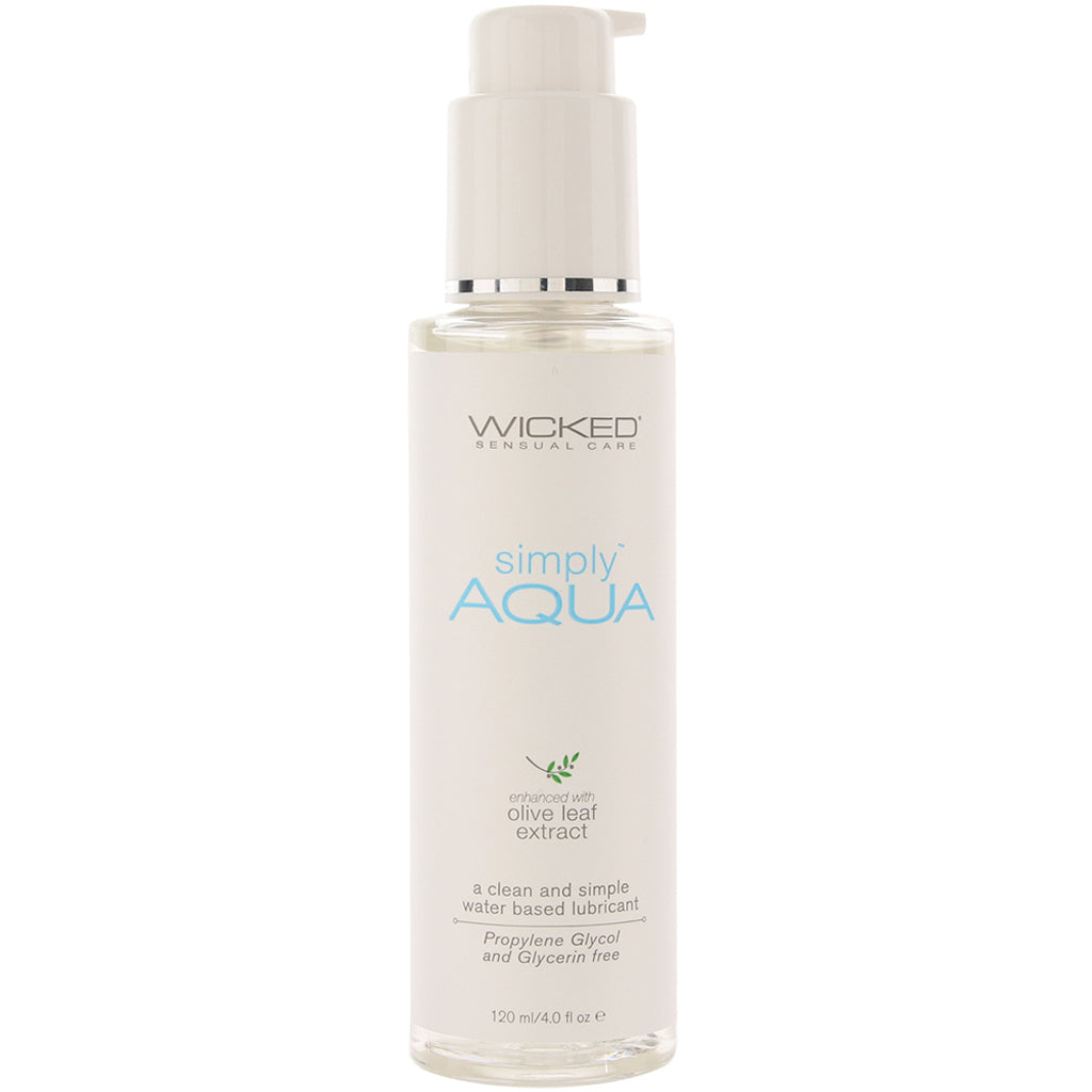 Simply Aqua Lube 4oz / 120ml Lubes and Lotions > Water Based Sex Lubes
