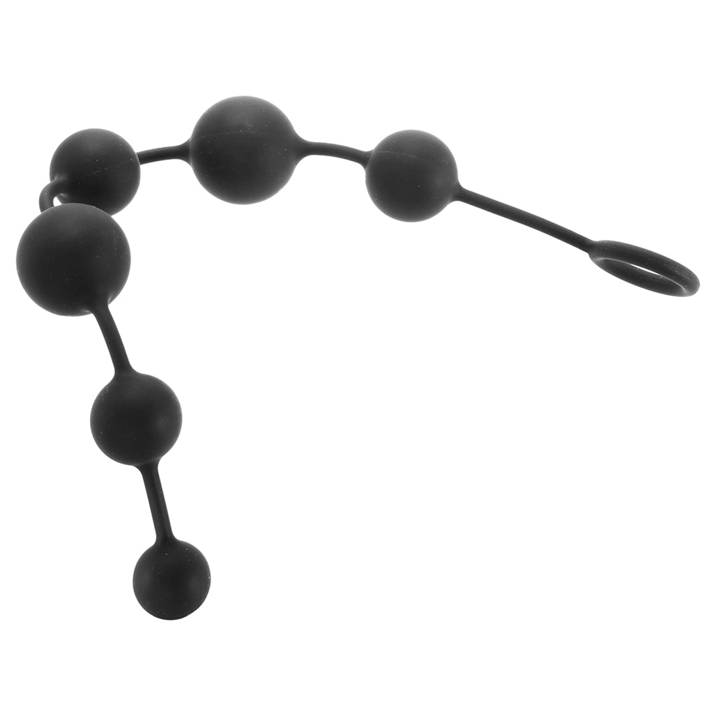 Anal Adventures Platinum Large Silicone Anal Beads Anal Sex Toys > Anal Beads