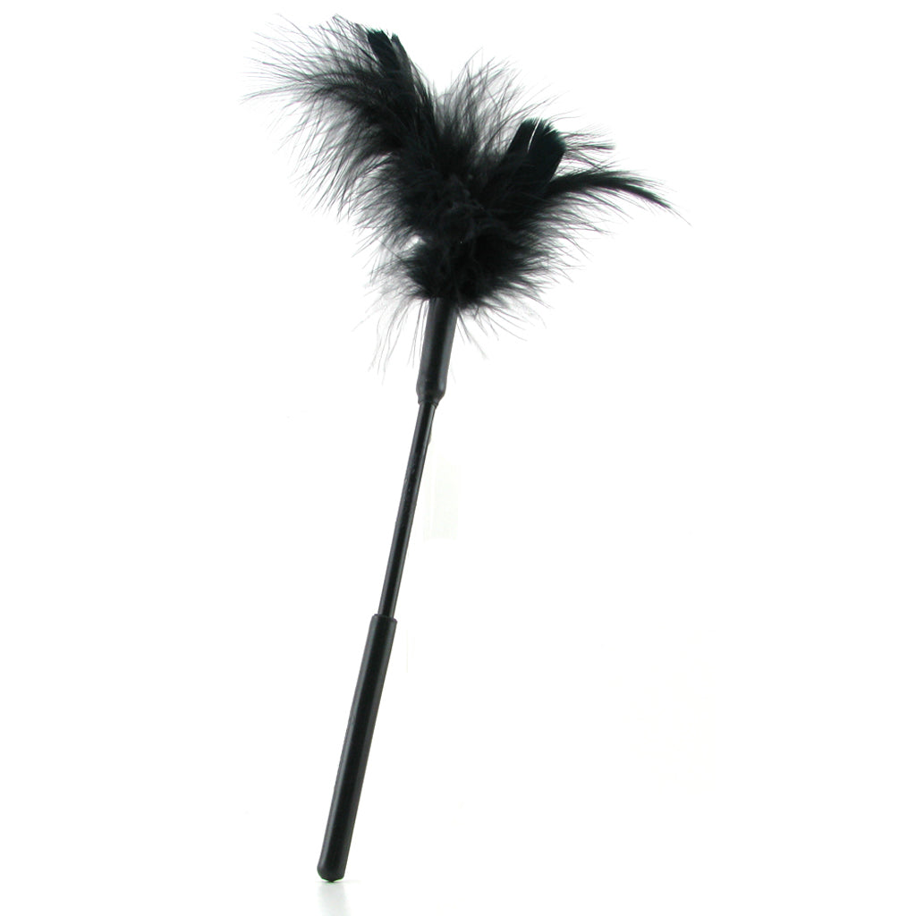 Feather Tickler 7 Inch in Black Bondage and Fetish > Tools & Accessories