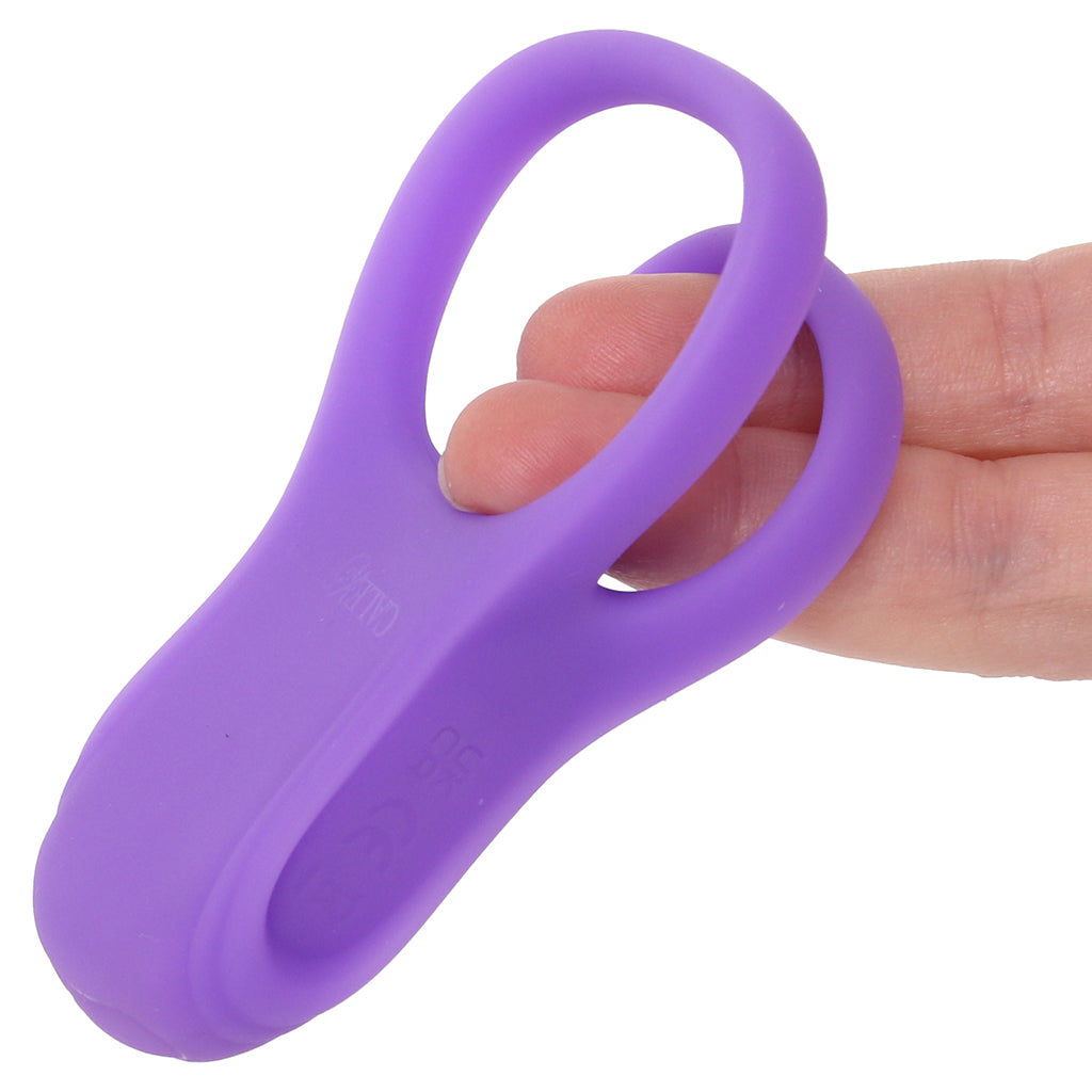 Basic Essentials Dual Support Vibrating Cock Ring Cock Rings