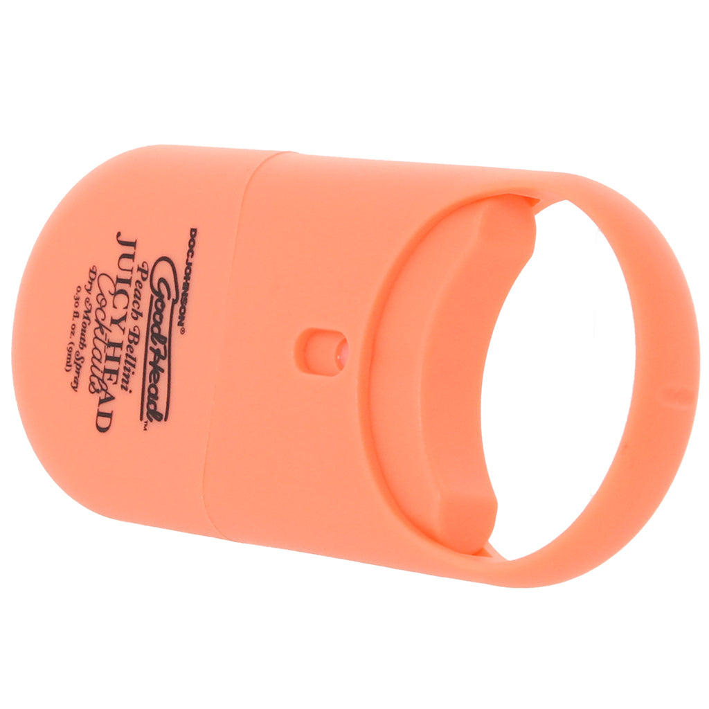 GoodHead Dry Mouth Spray To-Go in Peach Bellini Lubes and Lotions > Flavored Sex Lubes