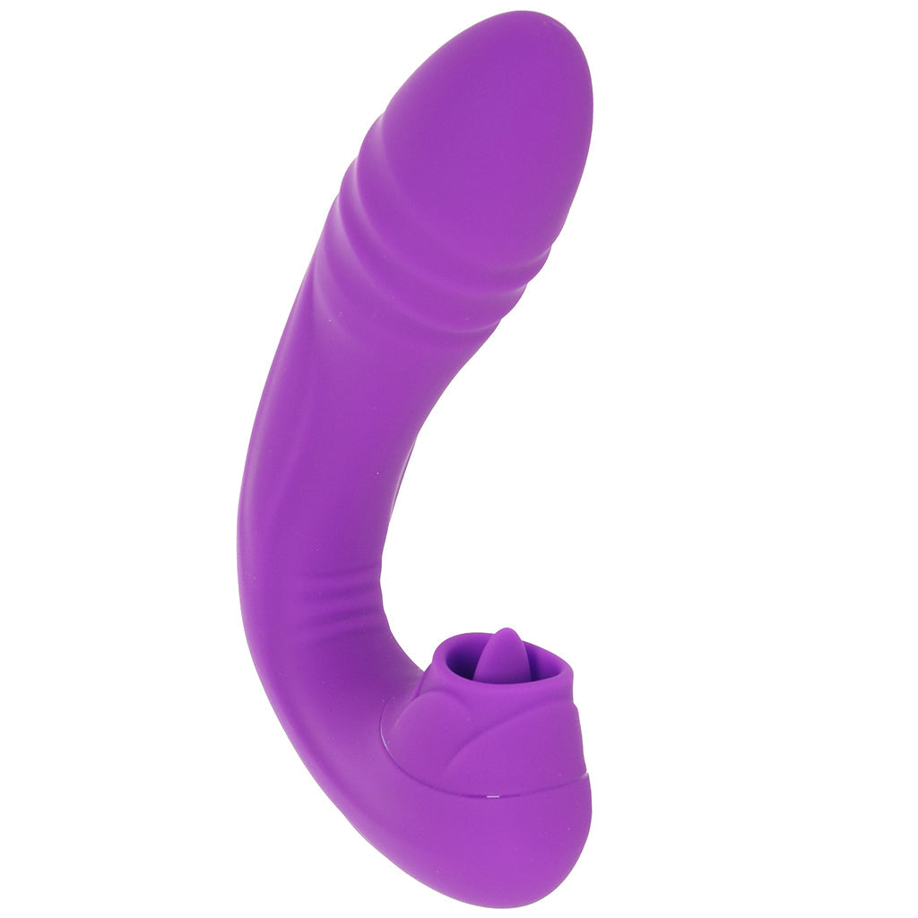 BodyWand G-Play Squirt Master Thrusting & Licking Vibe Vibrators > Rabbit Vibrators