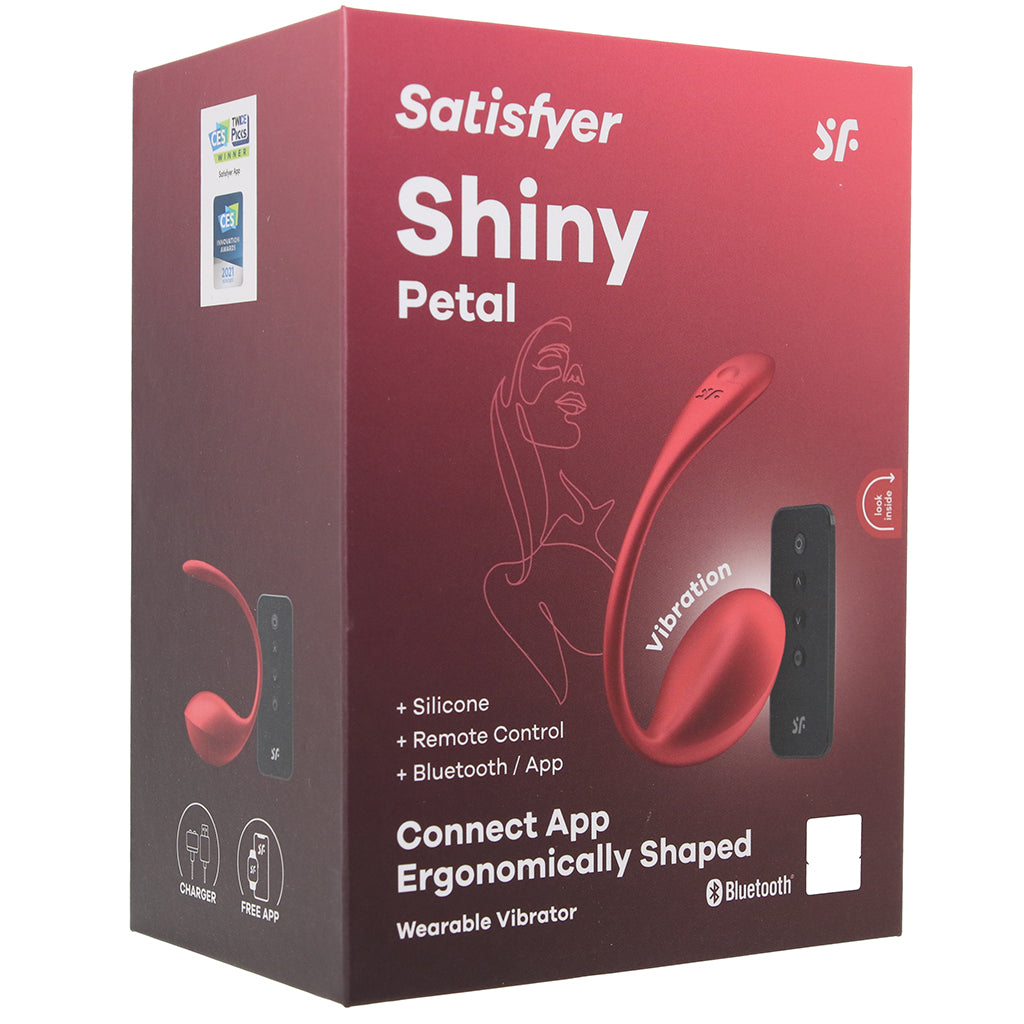 Satisfyer Shiny Petal Wearable Vibe in Red Vibrators > Bullet and Egg Vibrators