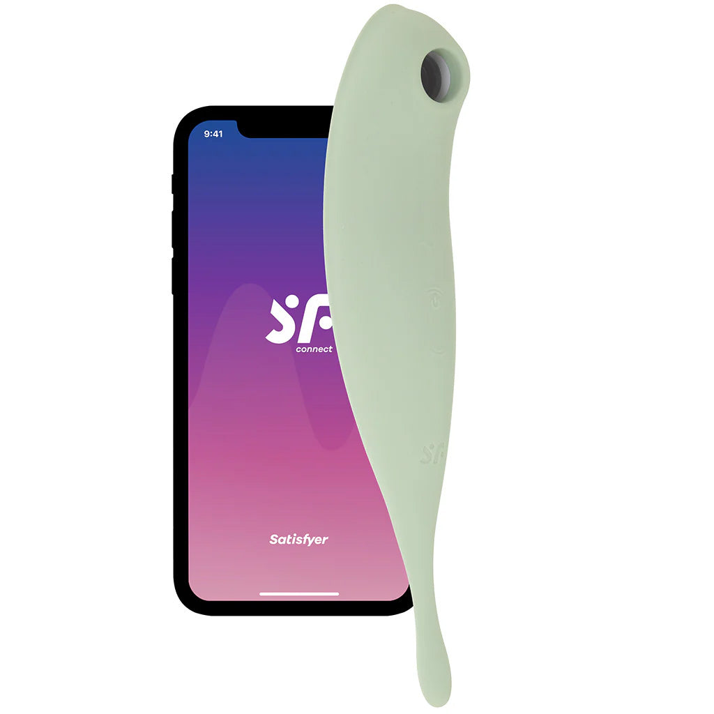 Satisfyer Twirling Pro + Air Pulse Vibe Vibrators > Clitoral Stimulators