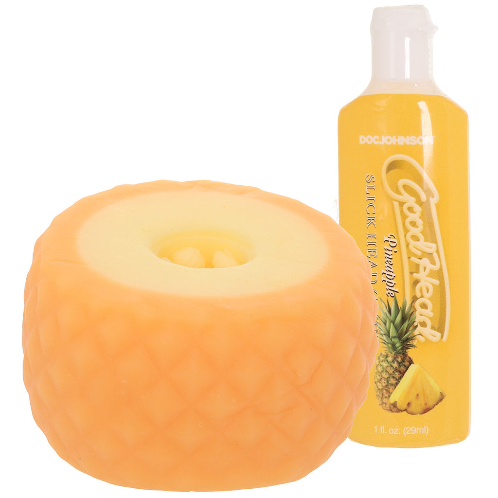 GoodHead Pineapple Blowjob Set Lubes and Lotions > Flavored Sex Lubes