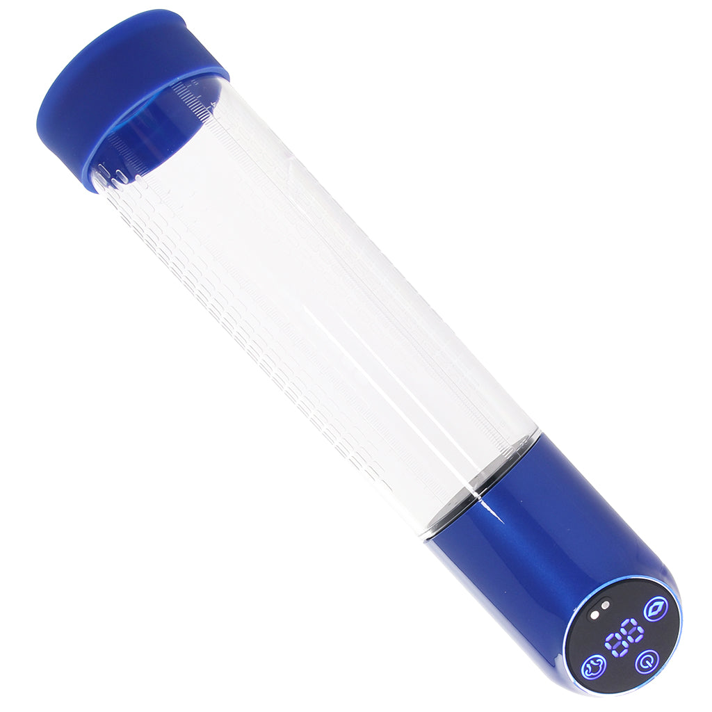 Pumped Automatic Waterproof Penis Pump in Blue Male Enhancement > Penis Pumps