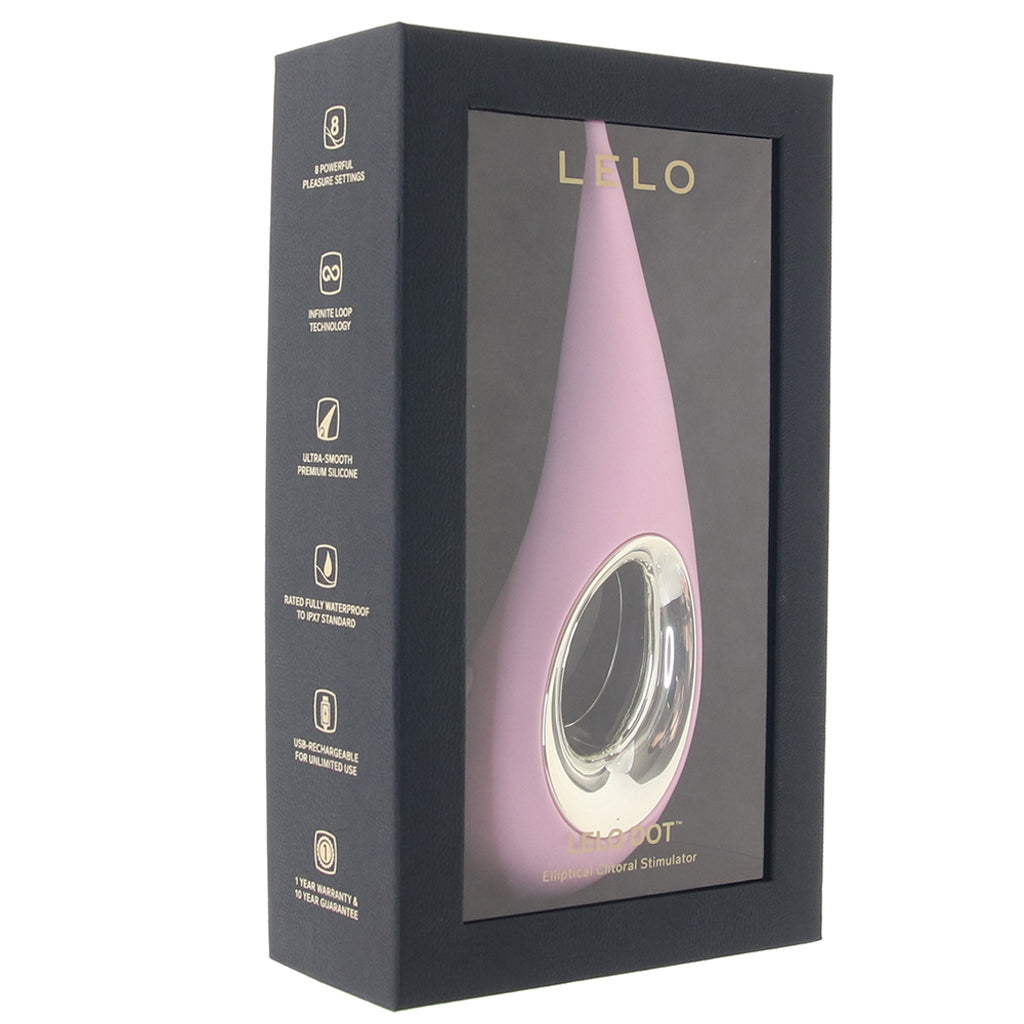 Lelo DOT Elliptical Clitoral Stimulator in Pink Vibrators > Clitoral Stimulators