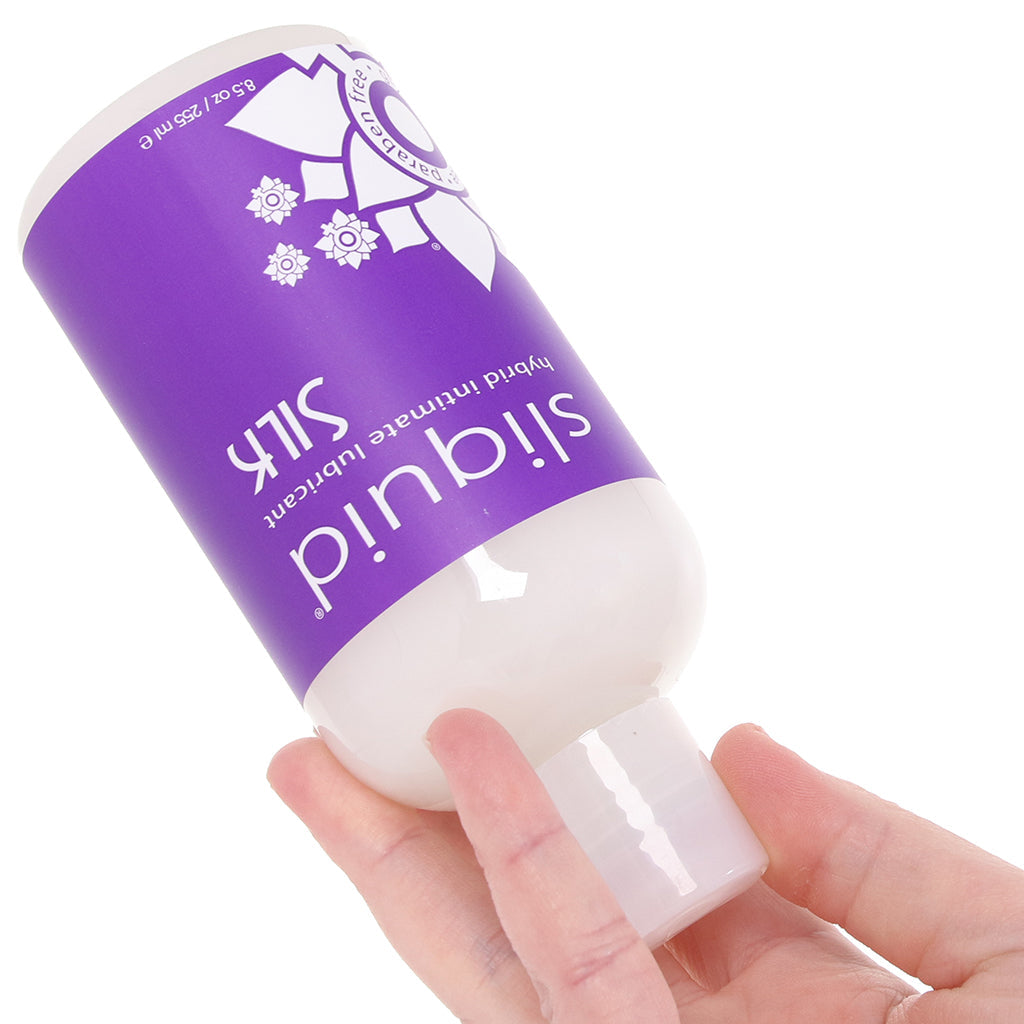 Silk Hybrid Intimate Lubricant in 8.5oz/255ml Lubes and Lotions > Hybrid Lubricants