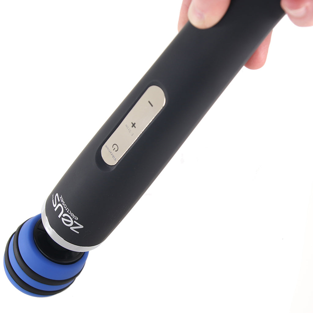 Zeus Blue Arc Plug In E-Stim Vibrating Wand Vibrators > Wands