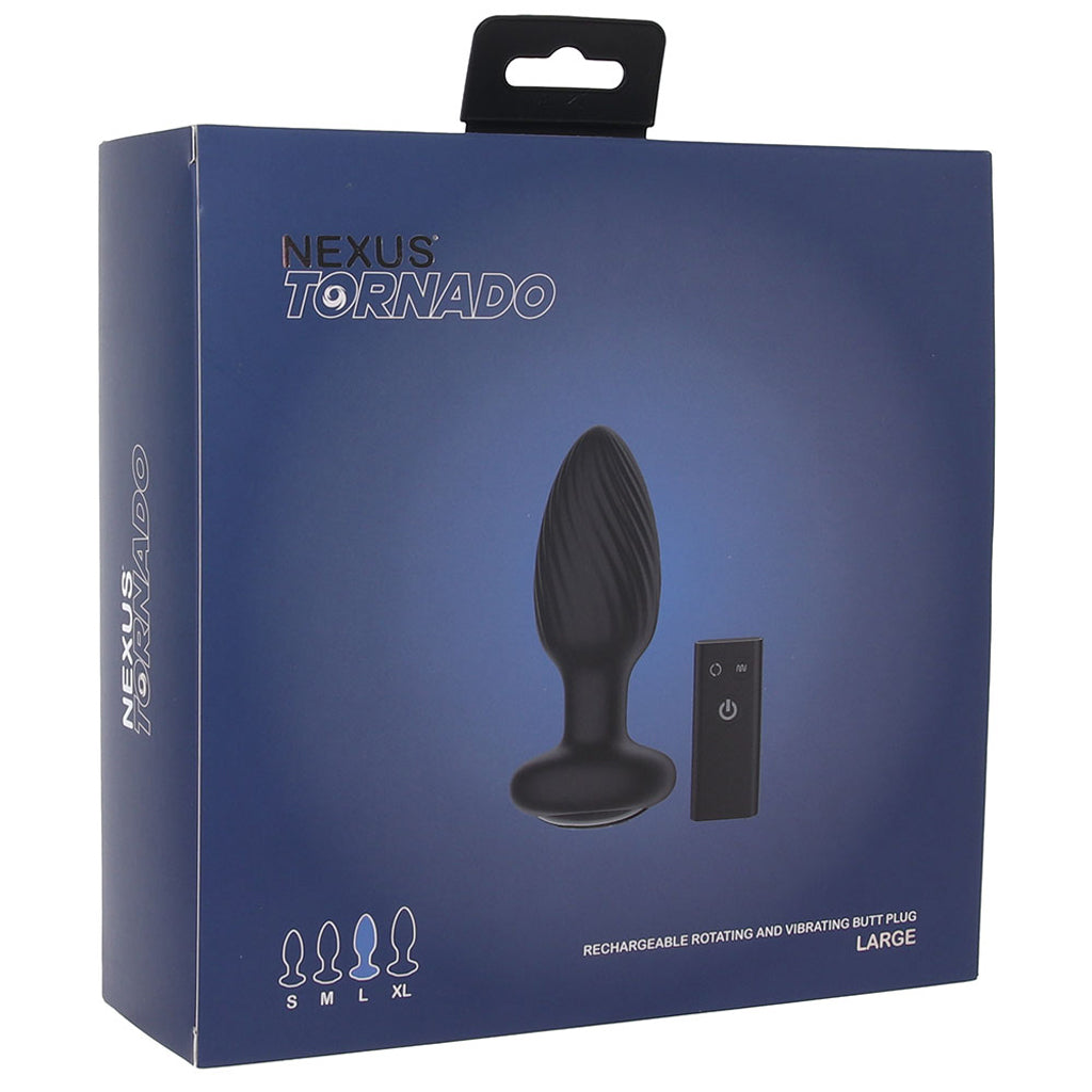 Tornado Remote Rotating Butt Plug Vibe in Large Anal Sex Toys > Butt Plugs