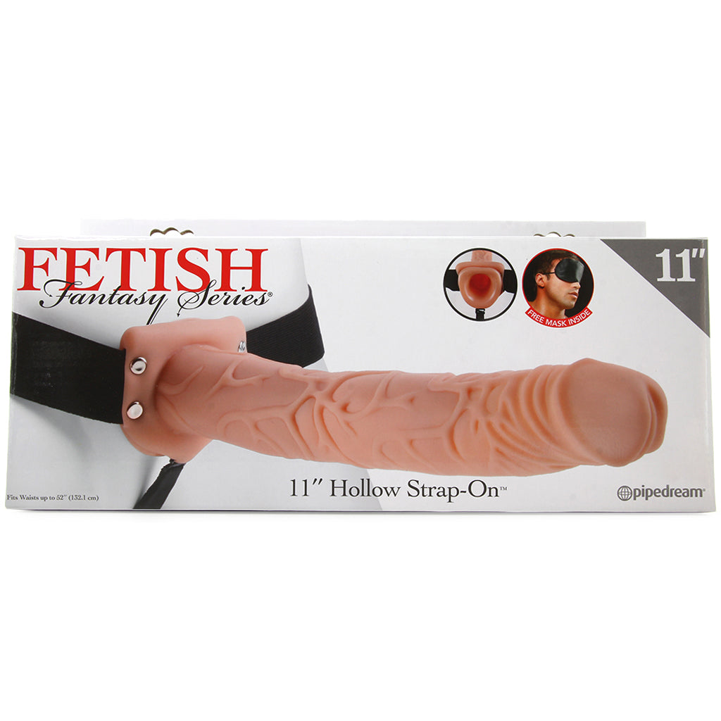 Fetish Fantasy 11 Inch Hollow Strap-On in Light Dildo Sex Toys > Strap-On and Harnesses