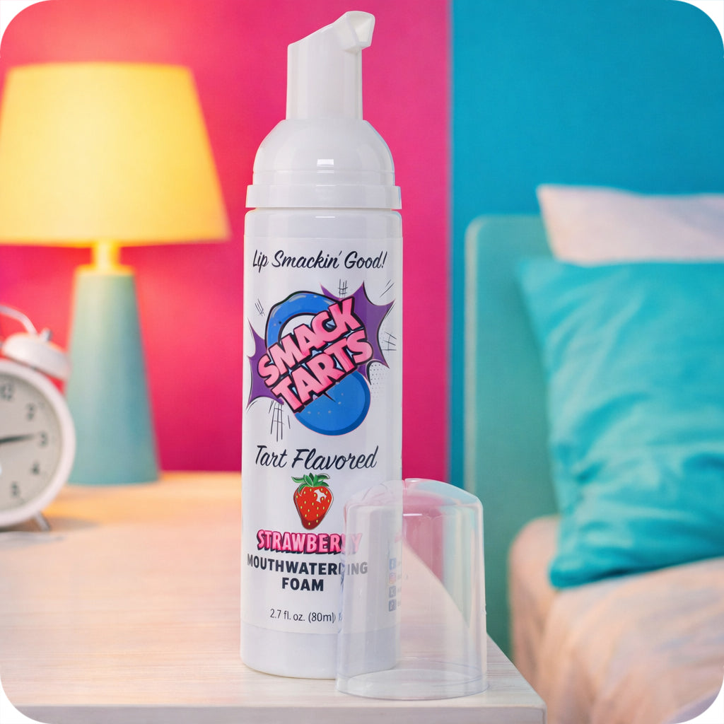 Smack Tarts Mouthwatering Foam 2.7oz/80ml in Strawberry Lubes and Lotions > Flavored Sex Lubes