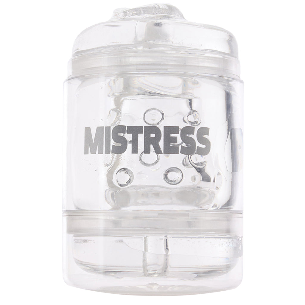 Mistress Double Shot Pussy & Ass Stroker in Clear Male Masturbators > Pocket Strokers