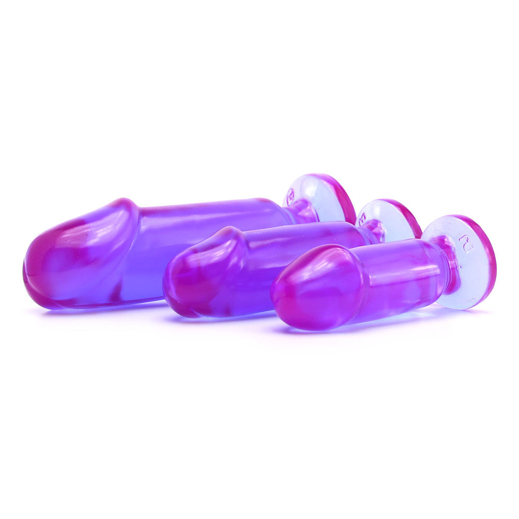 Crystal Jellies Anal Starter Kit in Purple Anal Sex Toys > Anal Starter Toys