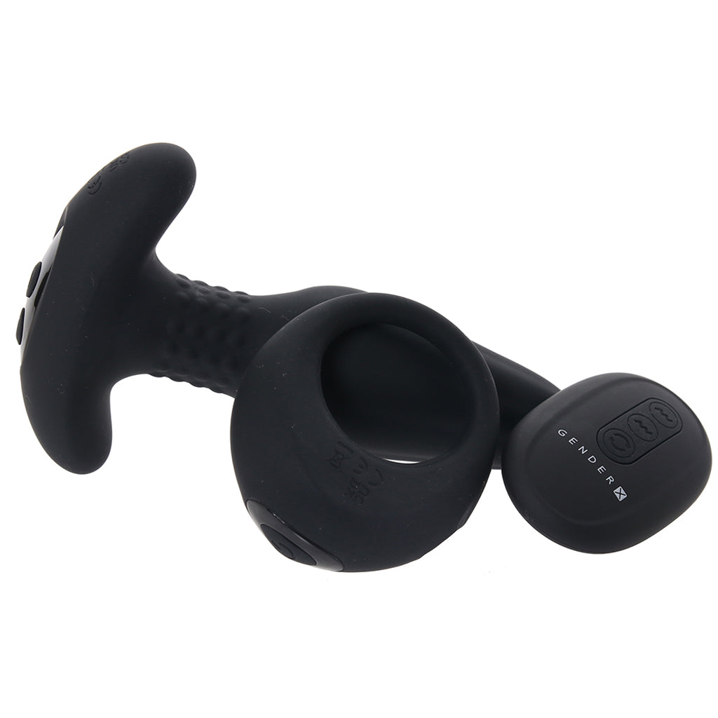 Gender X Teamwork Remote Plug and Ring Kit Anal Sex Toys > Butt Plugs