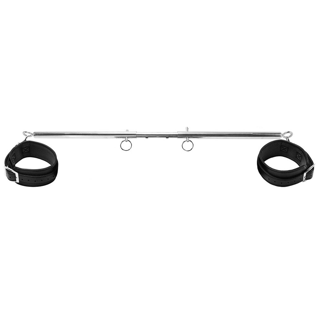 Expandable Spreader Bar Cuff Set Bondage and Fetish > Wrist and Ankle Cuffs