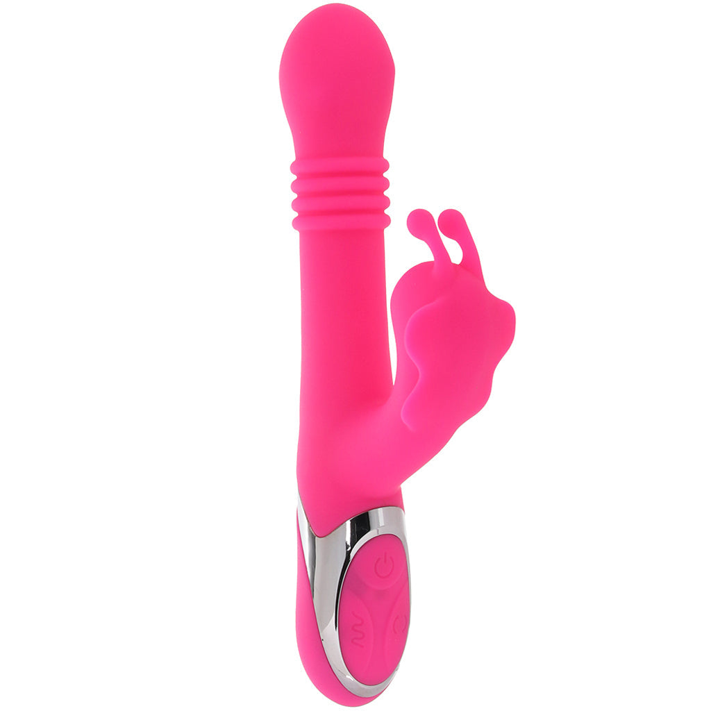 Enchanted Kissing Butterfly Thrusting Suction Rabbit Vibe Vibrators > Rabbit Vibrators