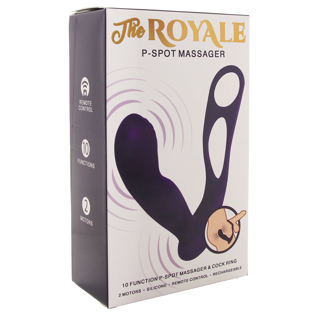 The Royale P-Spot Massager & Cock Ring Anal Sex Toys > Prostate Massagers