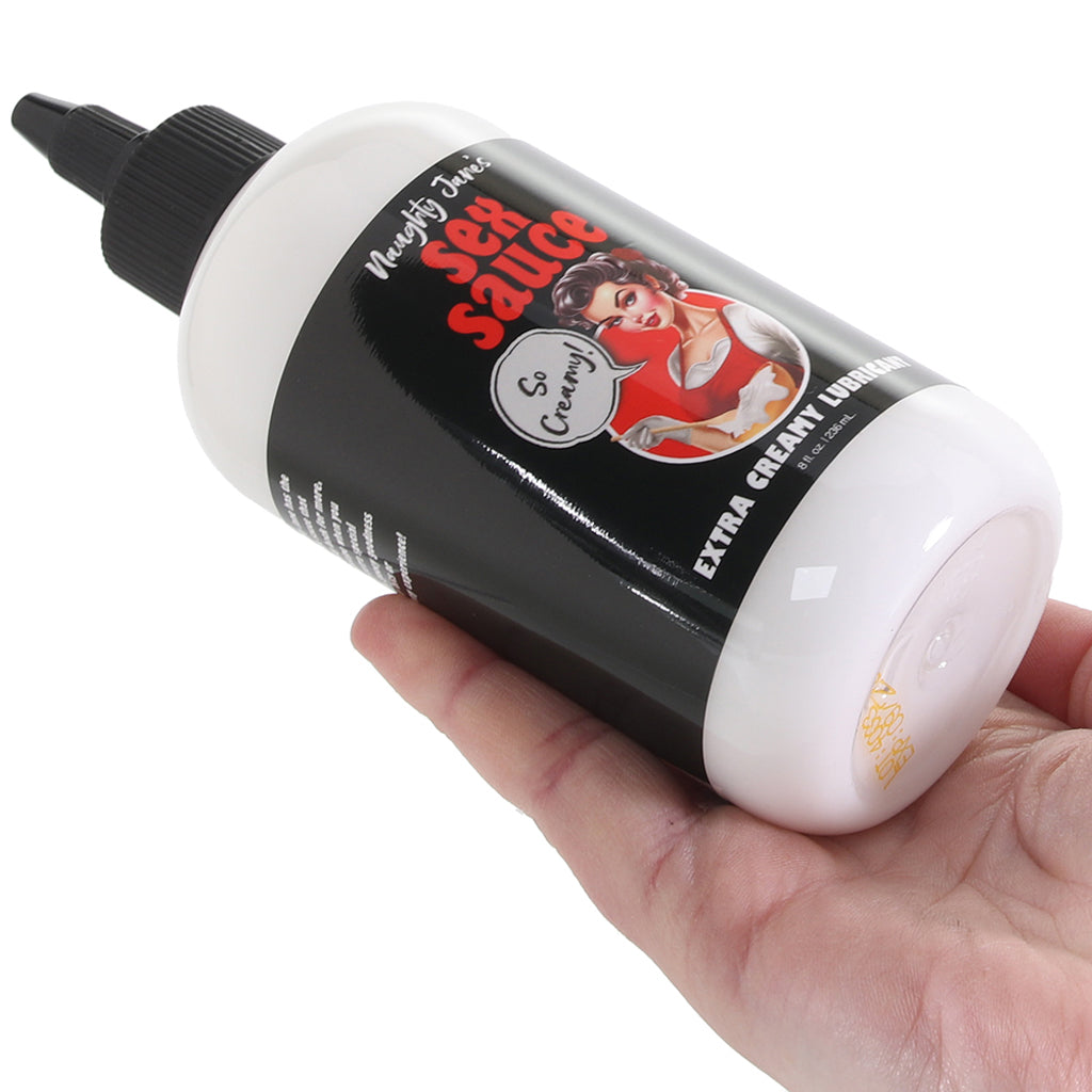 Naughty Jane's Sex Sauce Extra Creamy Lubricant in 8oz/236m Lubes and Lotions > Water Based Sex Lubes