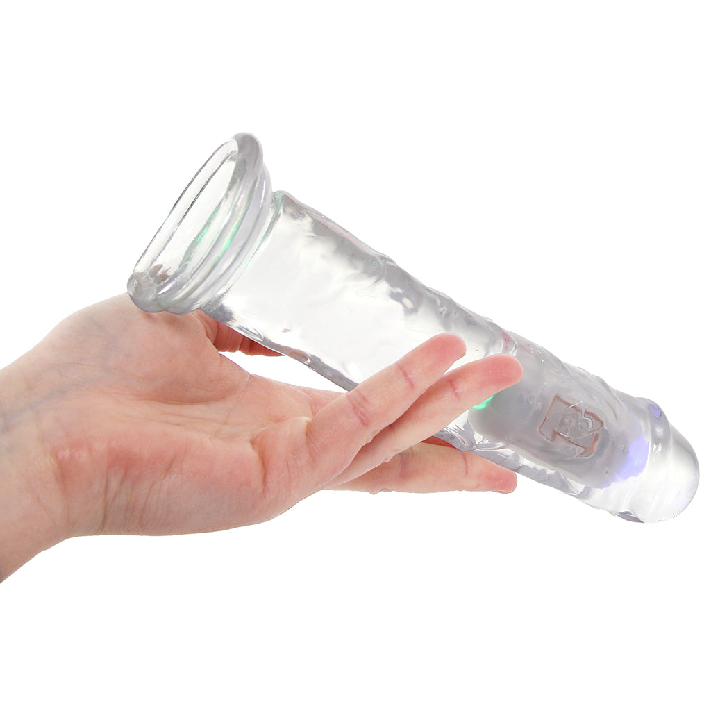 RealRock 8 Inch Light Up Vibrating Dildo Vibrators > Realistic Vibrator Dildos