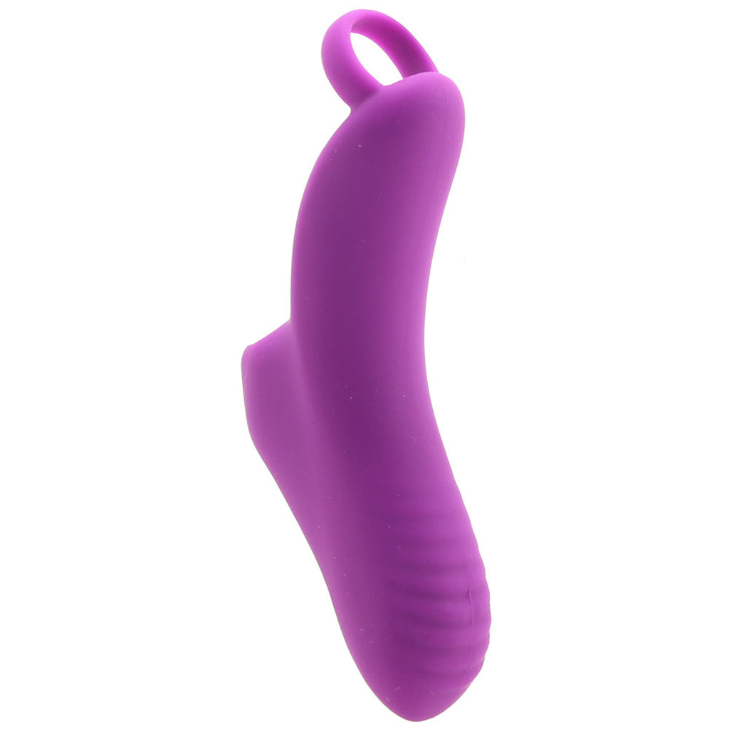 Fuzu Silicone Fingertip Massager Vibe in Purple Vibrators > Finger Vibrators