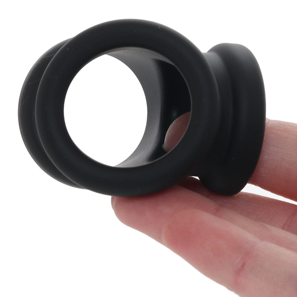 Renegade Piper Cock & Ball Ring in Black Bondage and Fetish > Cock and Ball Devices