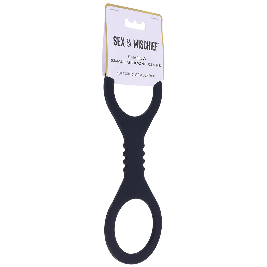 Sex & Mischief Shadow Silicone Cuffs in Small Bondage and Fetish > Wrist and Ankle Cuffs