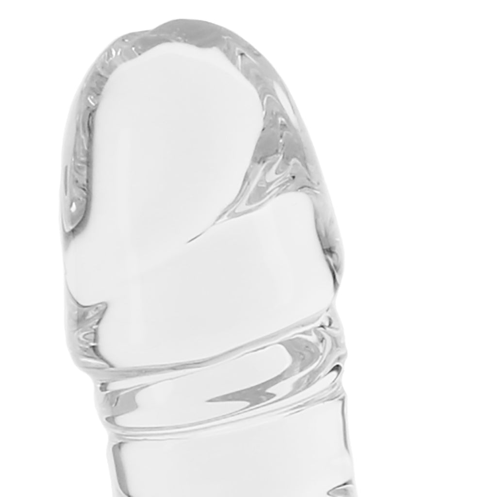 Blown Medium 7 Inch Realistic Glass Dildo Dildo Sex Toys > Pyrex Glass Dildos