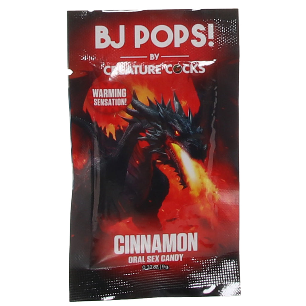 Creature Cocks BJ Pops! Candy .32oz/90g in Cinnamon Sensual Love > Tasty Treats