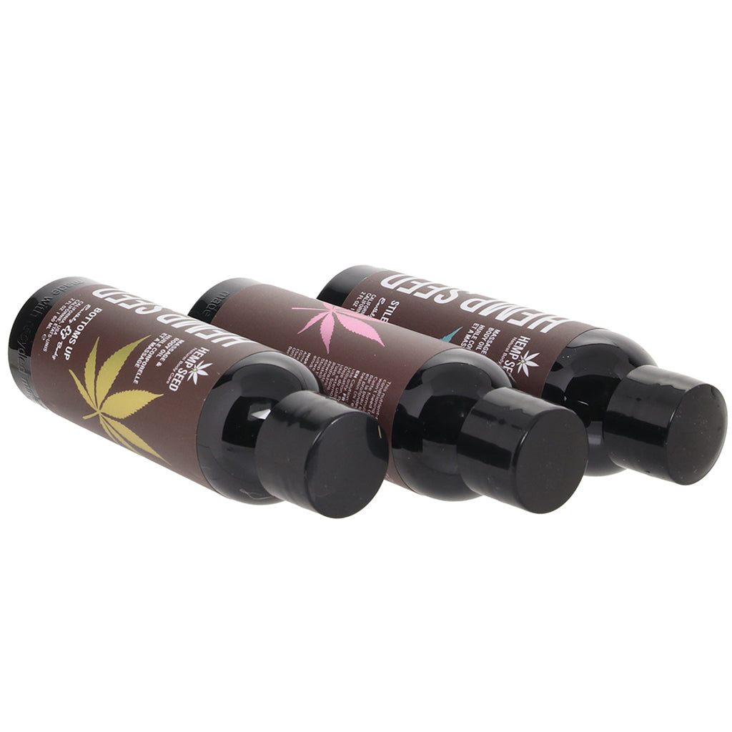 Hemp Seed Massage Oil Gift Set in 3 x 2oz/60ml Lubes and Lotions > Erotic Massage Oils
