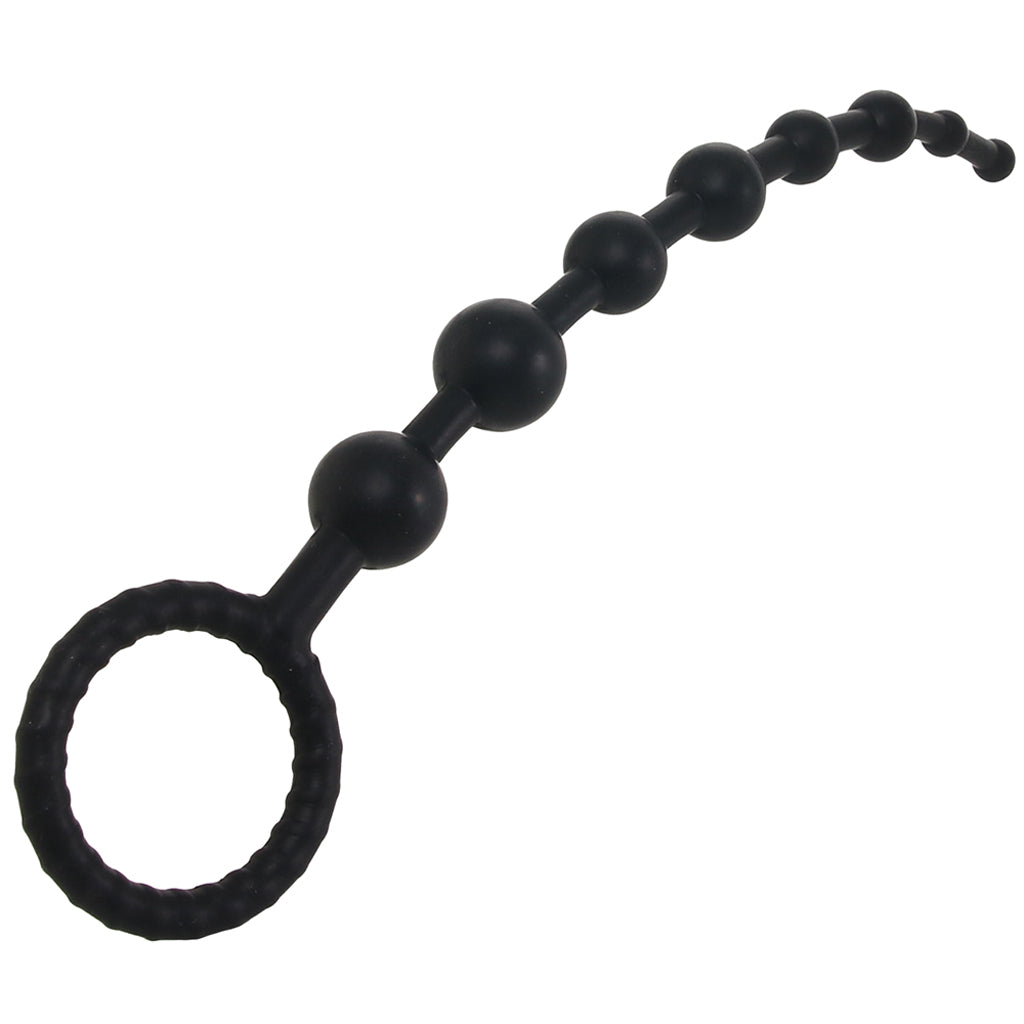 PinkCherry Graduated Anal Beads in Black Anal Sex Toys > Anal Beads