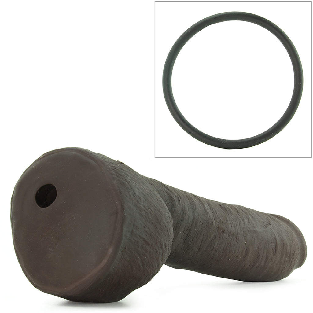 Hung ULTRASKYN Vac-U-Lock Dildo in Brown Dildo Sex Toys > Realistic Dildos