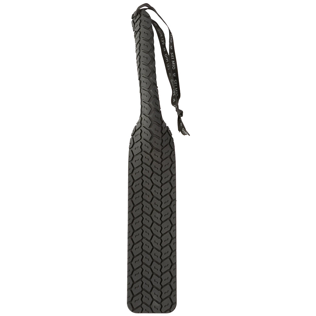 Sei Mio Tread Carefully Tyre Texured Paddle Bondage and Fetish > Whips and Crops