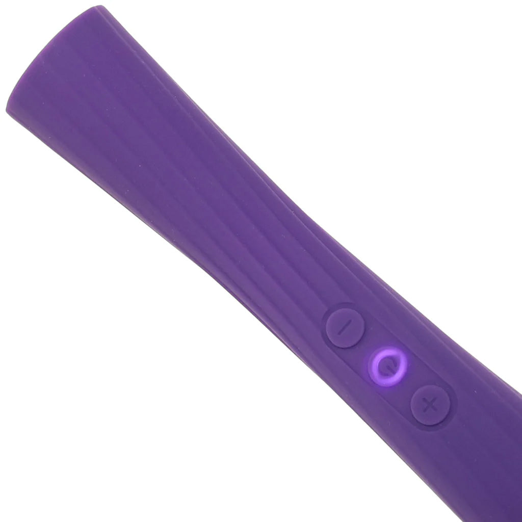PinkCherry Luxury Slim Rechargeable Wand in Purple Vibrators > Wands
