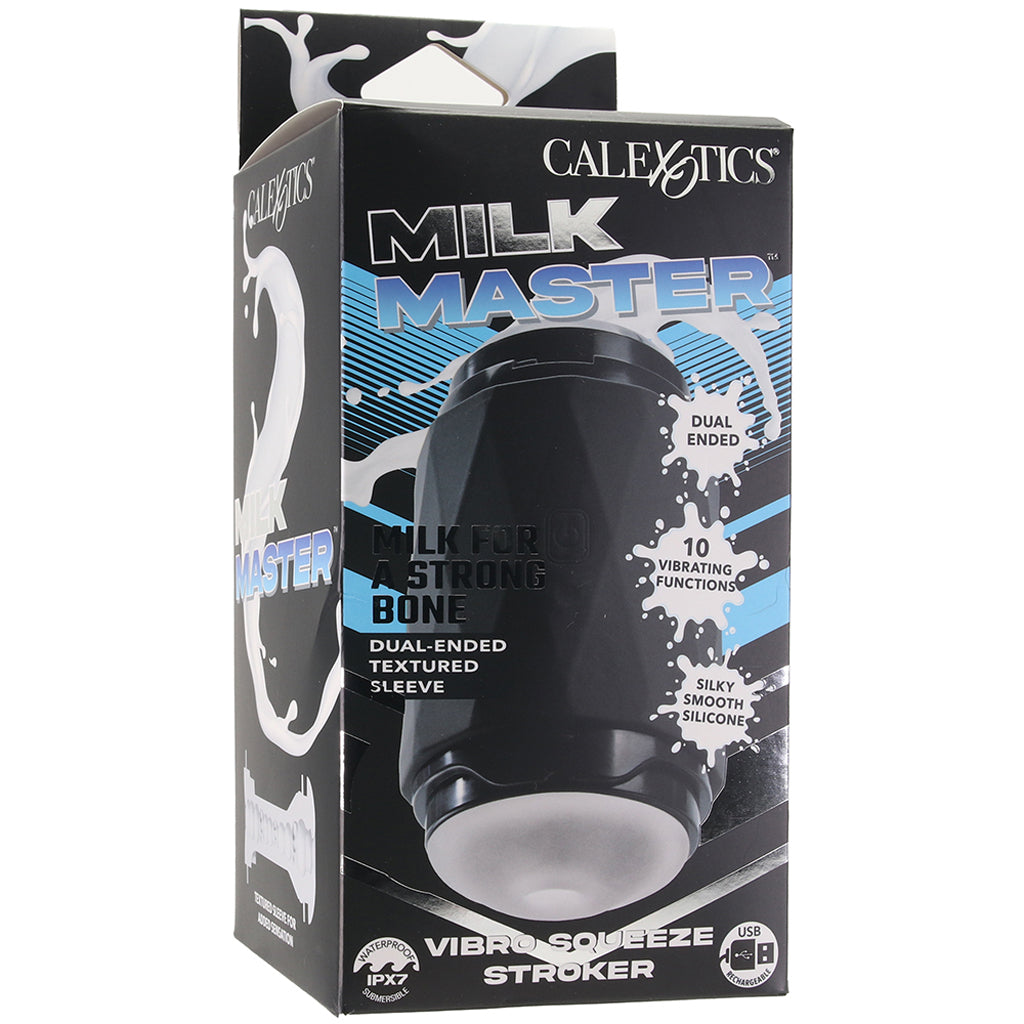 Milk Master Vibro Squeeze Stroker Male Masturbators > Vibrating