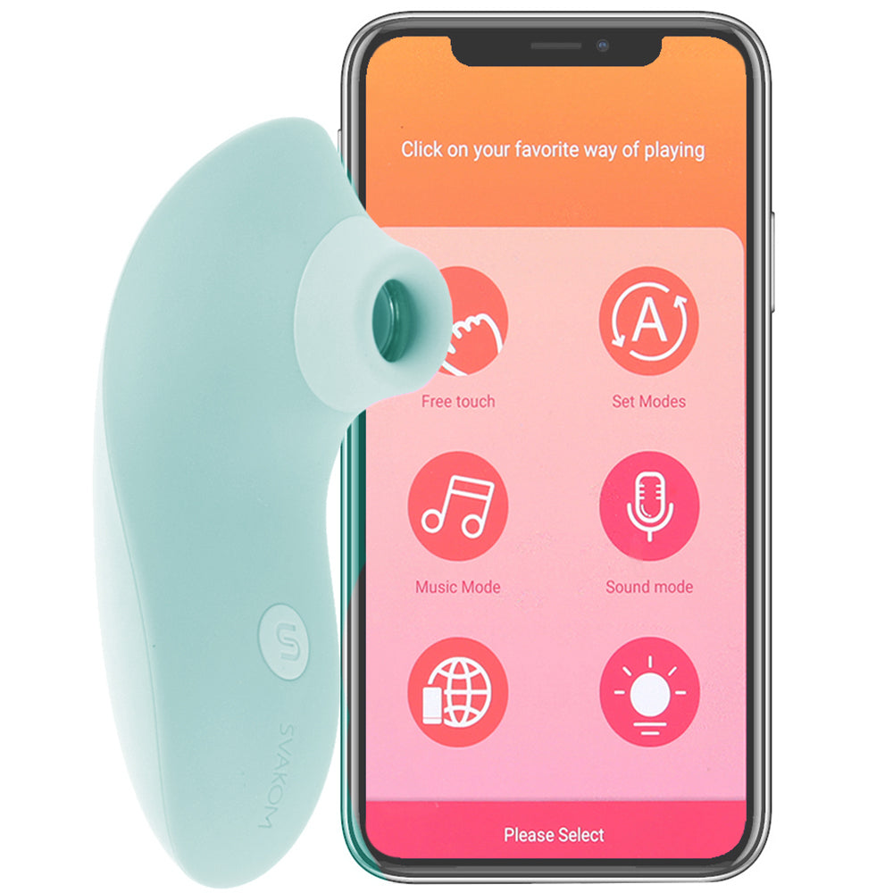 Pulse Lite Neo Suction Stimulator with App in Seafoam Blue Vibrators > Clitoral Stimulators