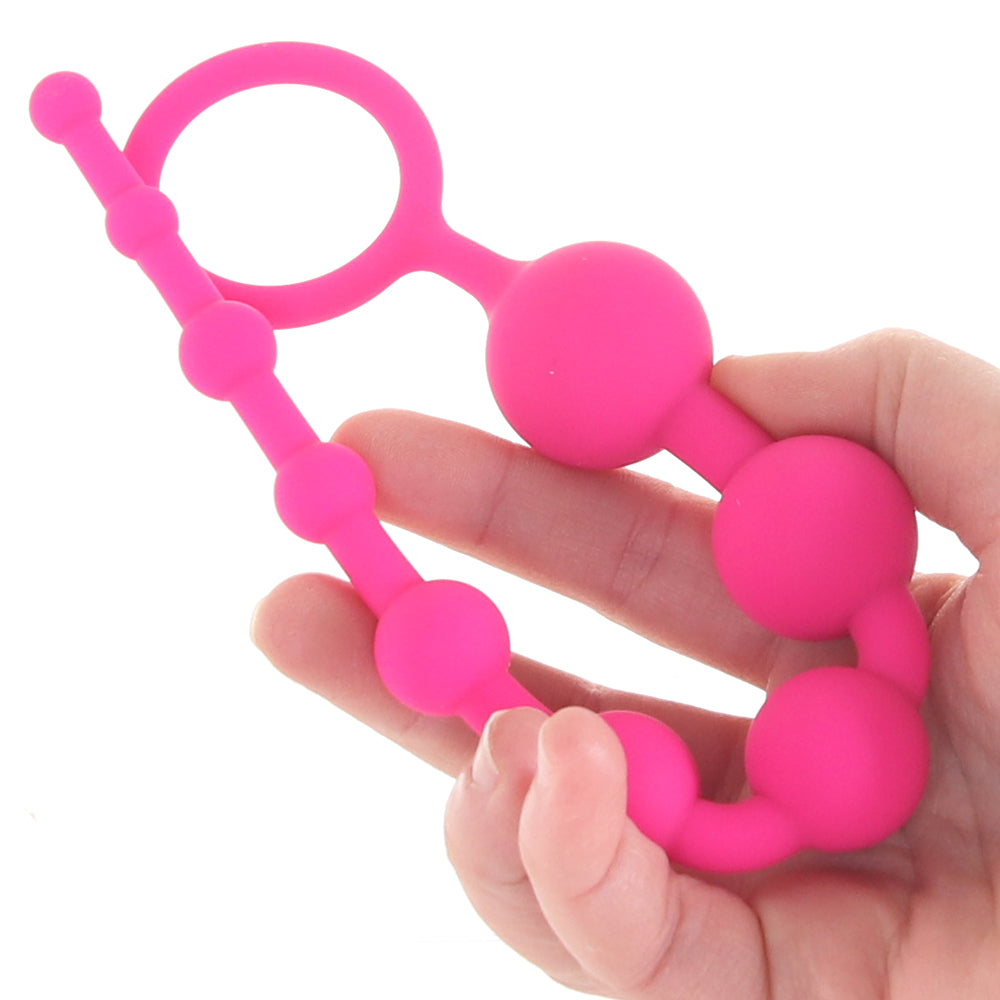 All About Anal Seamless Anal Beads in Pink Anal Sex Toys > Anal Beads