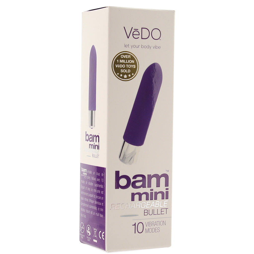 Bam Mini Rechargeable Bullet Vibe in In To You Indigo Vibrators > Bullet and Egg Vibrators
