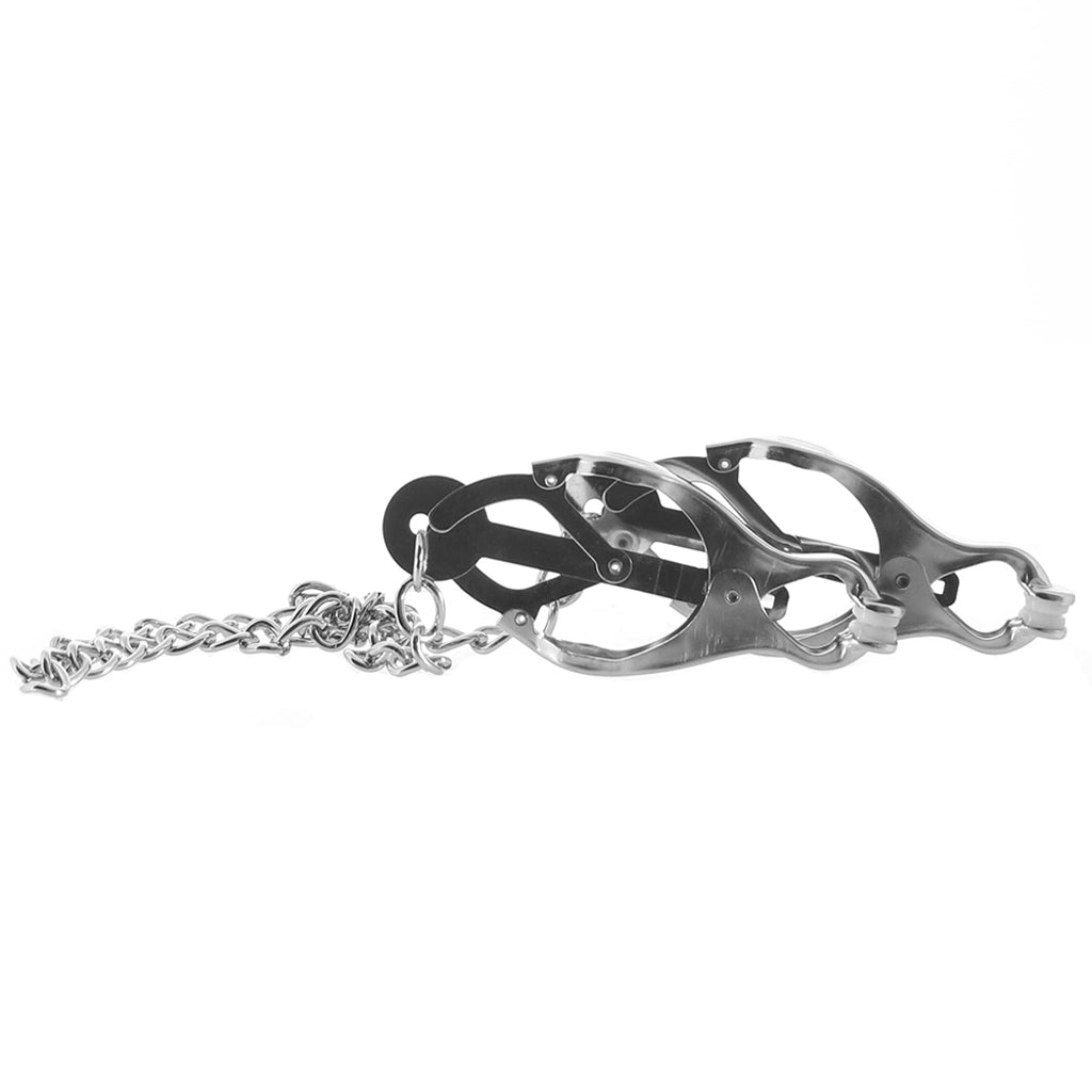 Lux Fetish Japanese Clover Nipple Clips Bondage and Fetish > Nipple Stimulators & Clamps