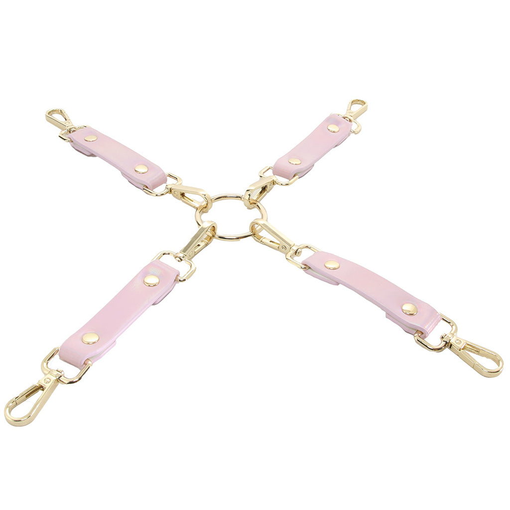 Ouch! Paris Collection Hogtie Connectors in Pink Bondage and Fetish > Restraints
