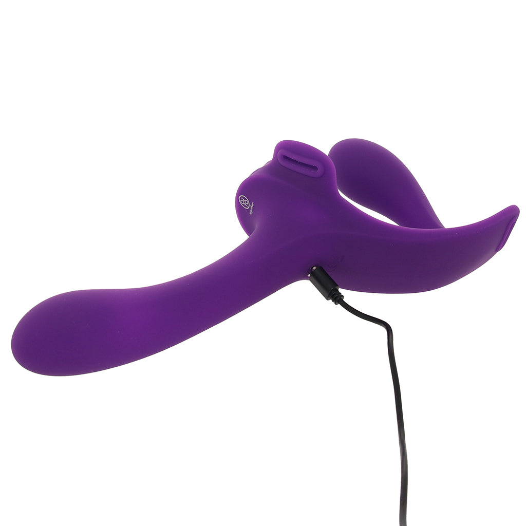 Together Lock-In Vibrating Strap-On Set Dildo Sex Toys > Strap-On and Harnesses