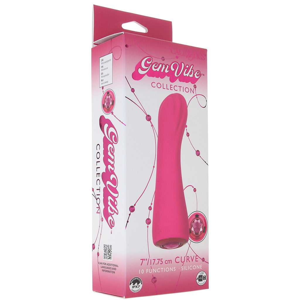 Gem Vibe Collection Curve Vibe Vibrators > G-Spot Vibrators