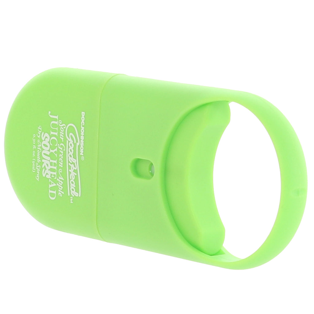 GoodHead Juicy Head Sours Mouth Spray To-Go in Green Apple Lubes and Lotions > Flavored Sex Lubes