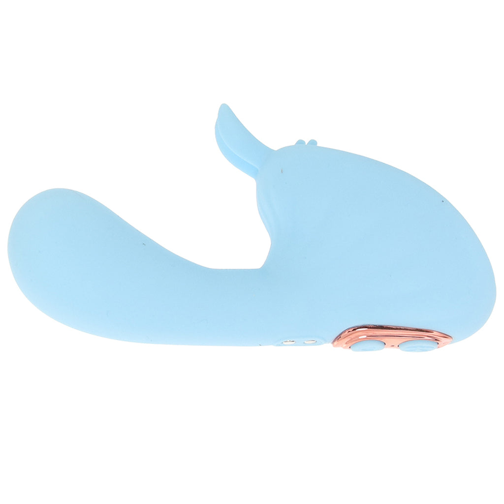 Averi Dual Stimulator Vibe in Blue Vibrators > Clitoral Stimulators