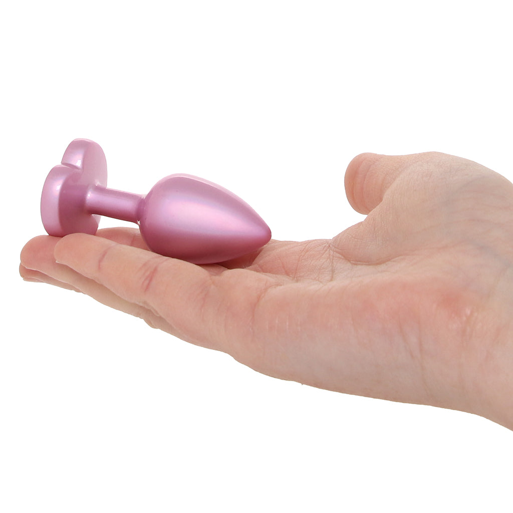Booty Bling Pink Metal Jewelled Butt Plug in Small Anal Sex Toys > Butt Plugs