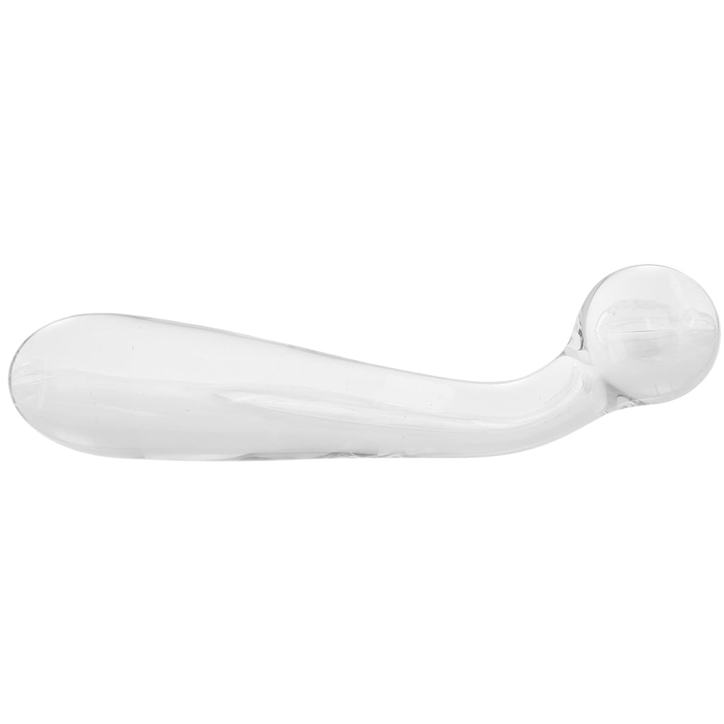 Crystal Premium Glass G-Spot Wand in Clear Dildo Sex Toys > G-Spot Dildos